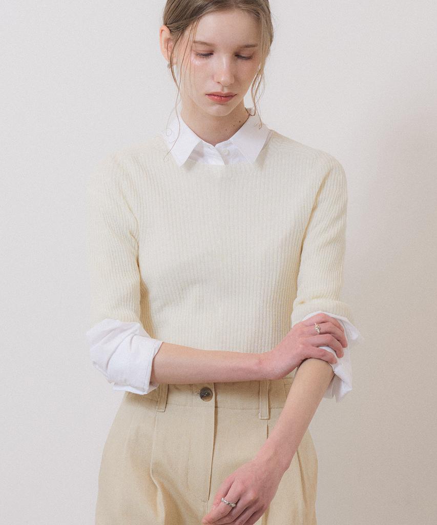 Biyul [2Pack] Whole Garment Ribbed Knit_4 Colors