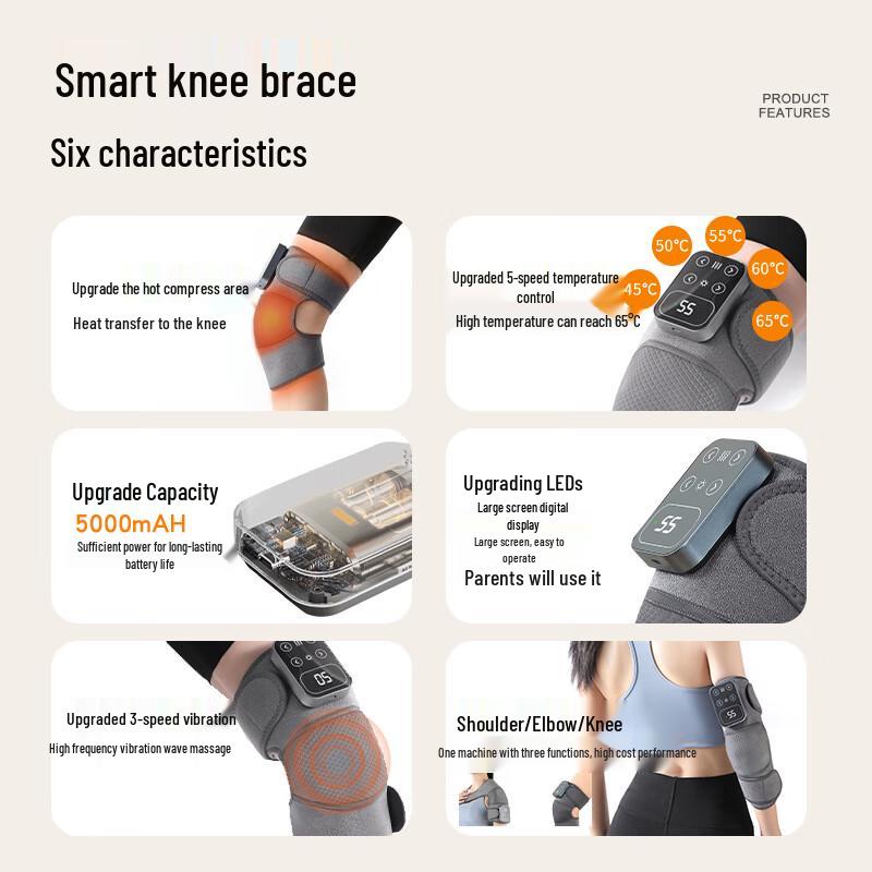 Shangheng Intelligentes Kniemassagegerät mit Wärme und Moxibustion