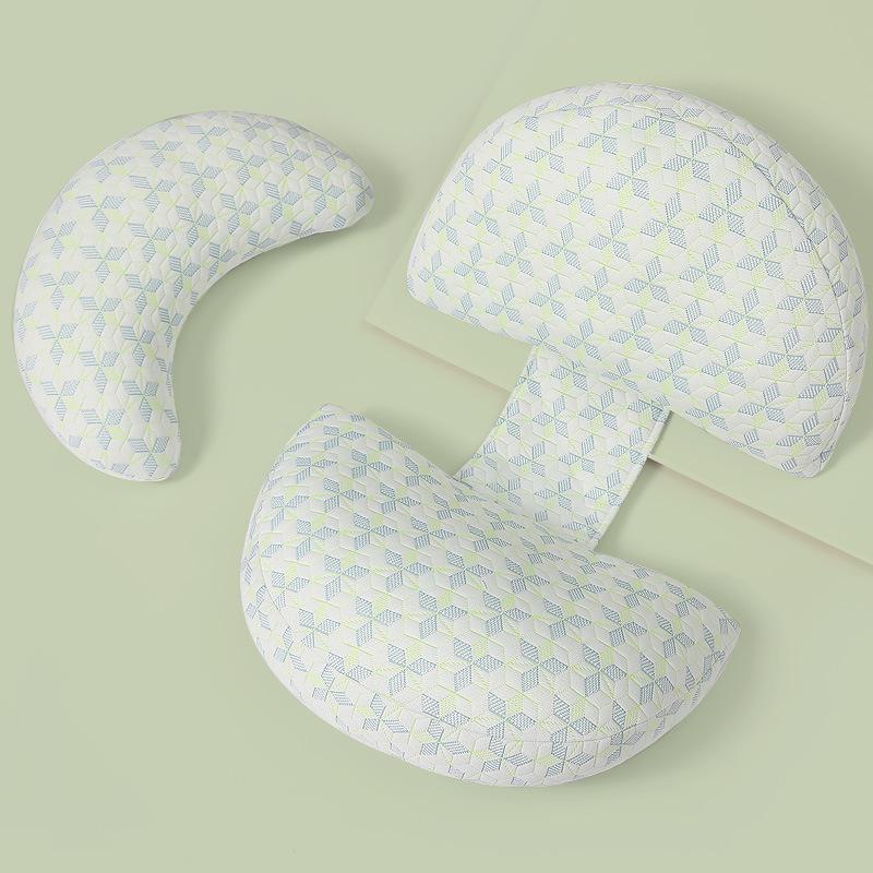 U-förmiges Schwangerschafts- und Stillkissen, waschbares Baumwoll-Lendenstützkissen