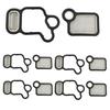 5 Sets VTEC Cylinder Head Solenoid Valve Filter Gasket 15815-R40-A01 15845-RAA-A01 For Honda Accord CR-V