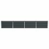Plant Pot Anthracite 320 X 40 X 45 Cm Steel