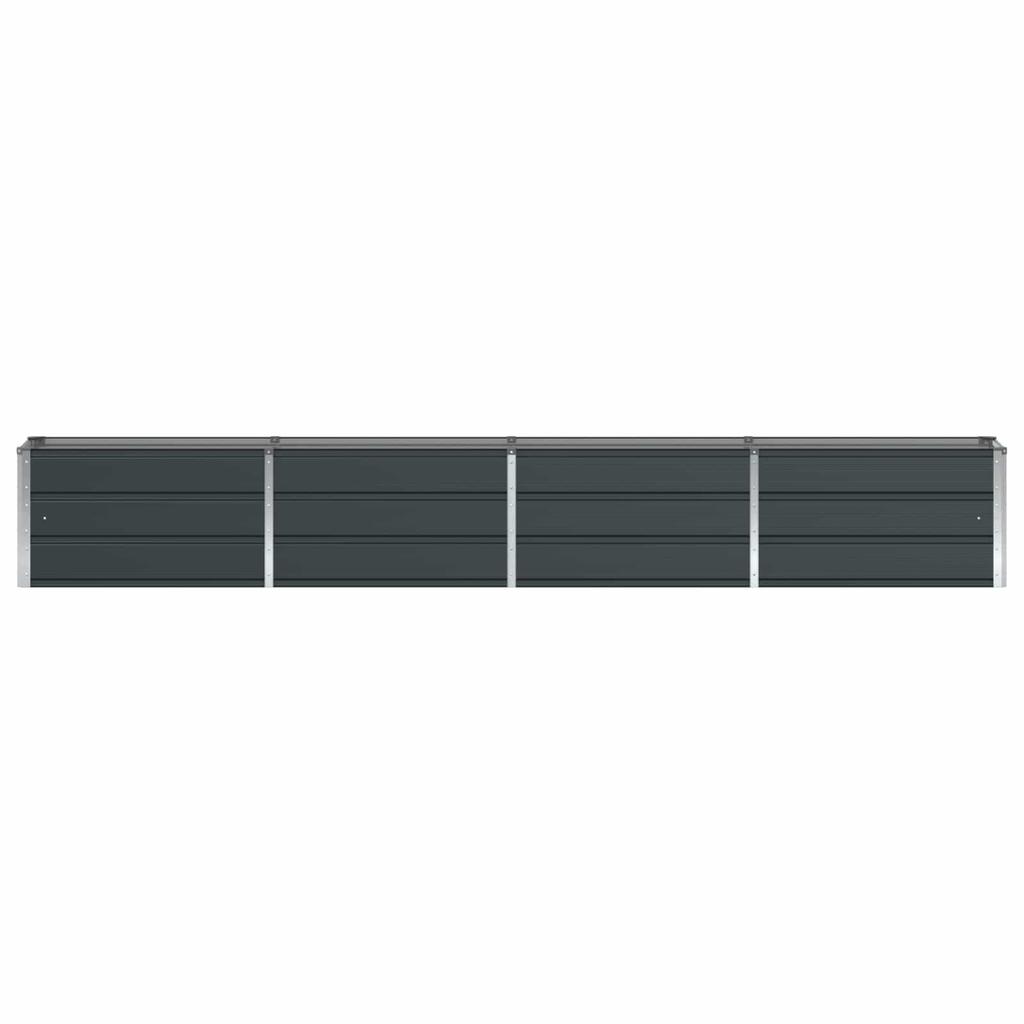Plant Pot Anthracite 320 X 40 X 45 Cm Steel