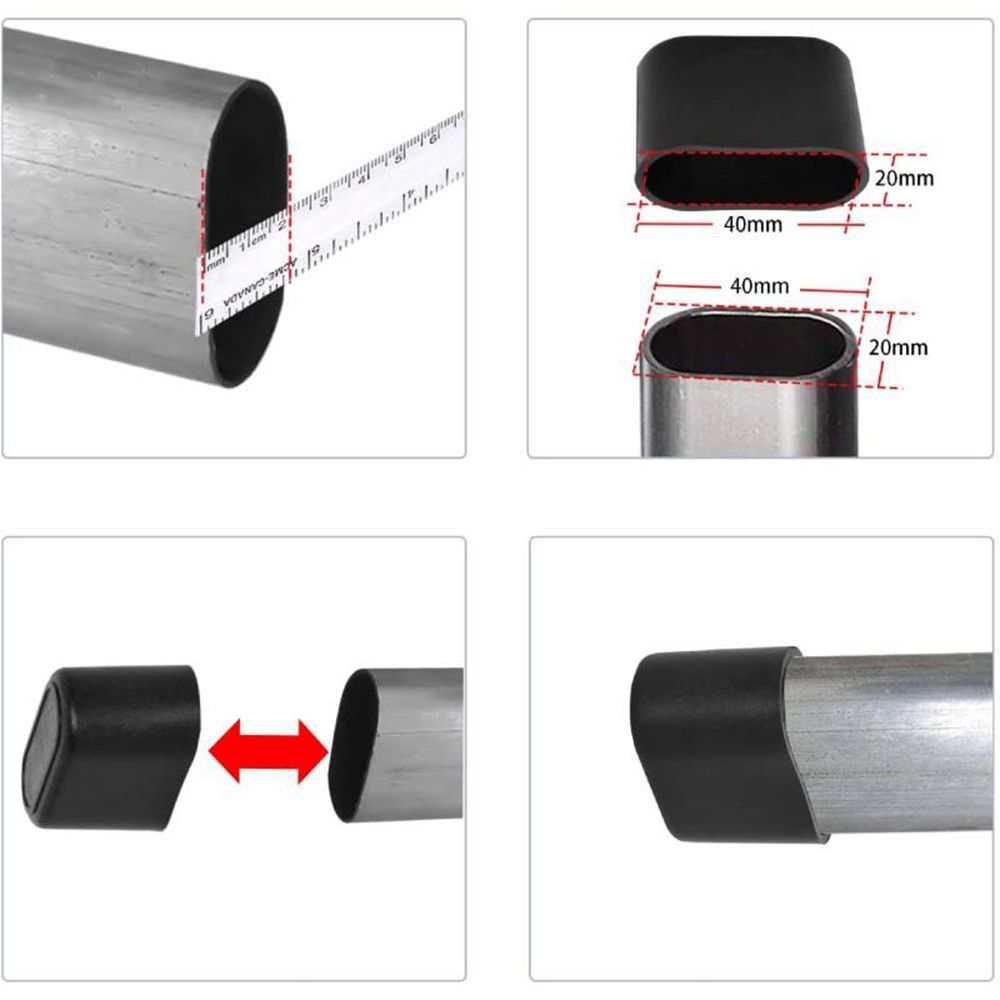 Oval Shape Home Decor Chair Leg End Caps Table Covers Caps Chair  Leg Pads Furniture Foot  Covers