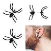 Gothic Animal Theme Alloy Earrings With Spider Design For Females