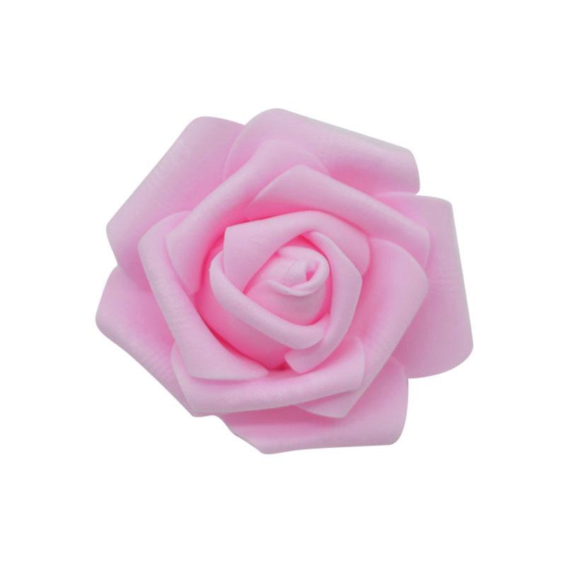 20pcs/lot Handmade 6cm Artificial Foam Roses PE Foam Rose Flower Head DIY For Wedding Home Festival Decorative Flowers scrapbook