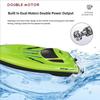 NEW2.4G Remote Control Speed Boat for adult– Fast Electric RC Boat Toy with Dual Motor, Waterproof Model for Pool  OutdoorPlay