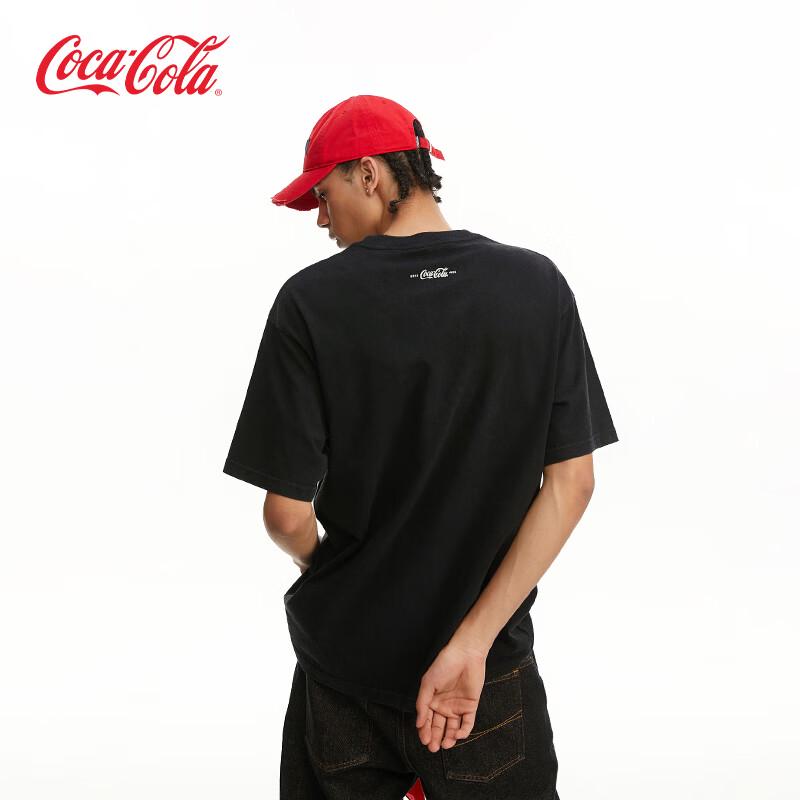 Coca-Cola Unisex Distressed Kühlendes Kurzarm-T-Shirt