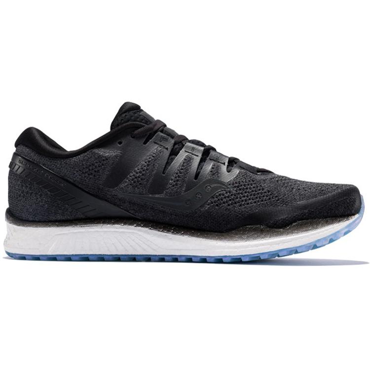 SAUCONY Freedom ISO2 רשת ריפוד קלות נמוכות נעלי ריצה לגברים שחור S20440-1