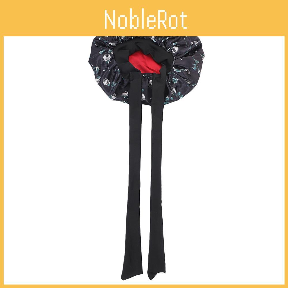 Satin Hair Hat With Digital Floral Design For Comfort And Style