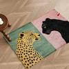 Leopard  Panther Print Doormat Soft Fluffy Non-slip Absorbent Washable Entryway Floor Mat Animal Print Rug