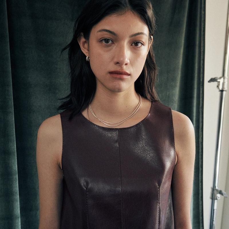 Verte 925 Silver   Dew Earring Epais Lien deux.Silver.205