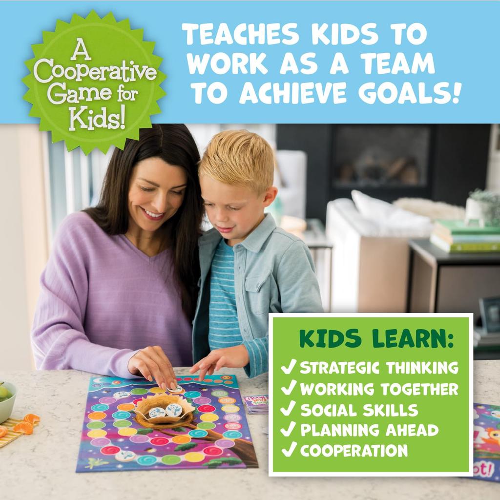 Peaceable Kingdom MindWare Hoot Owl Board Game GM106 Hoot!