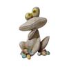 1 Stück Kreative Frosch-Dekoration Gartenhof-Skulptur Arbeitszimmer Schlafzimmer Harz-Dekoration Handwerk