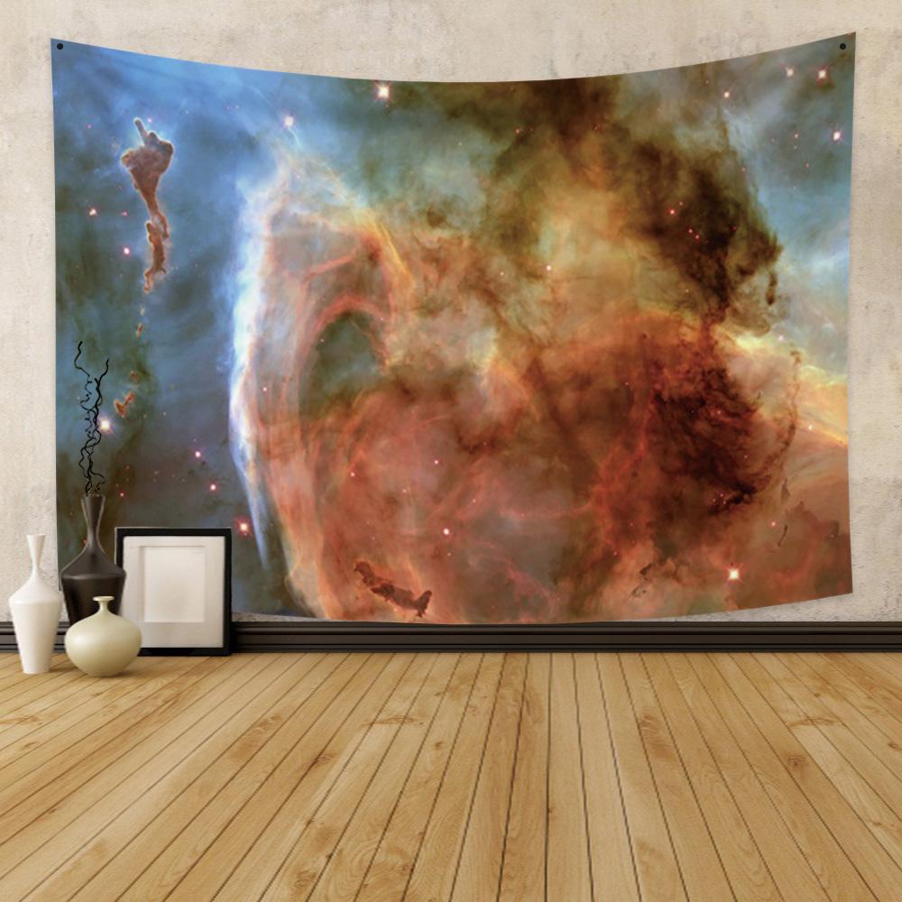 

Современный психоделический домашний декор, абстрактный гобелен со звездным небом, настенный гобелен для гостиной, спальни, домашний декор, гобелен Tapiz 100X75CM