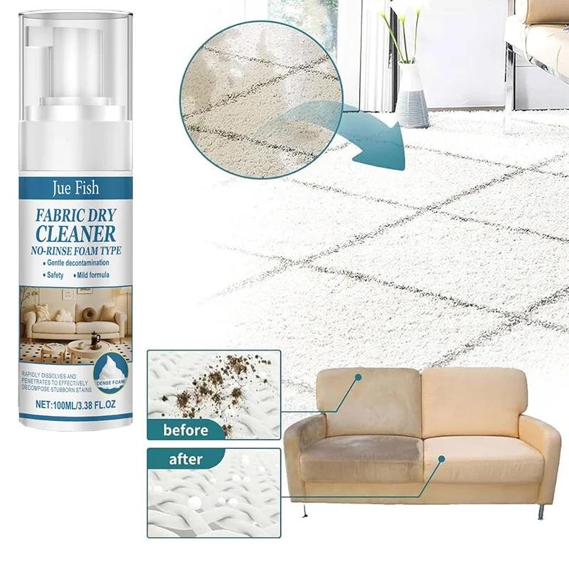 JJ19 Fabric Sofa Dry Cleaning Foam Multi-function Detergent Carpet Curtain Clothes Mattress Decontamination Without Water Deterg
