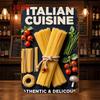 2D Flat, [2D Flat Printing] 1pc Spaghetti, Tomato, and Basil Leaf Pattern Aluminum Sign, Experience Authentic Italian Style, High-Quality Aluminum Mat