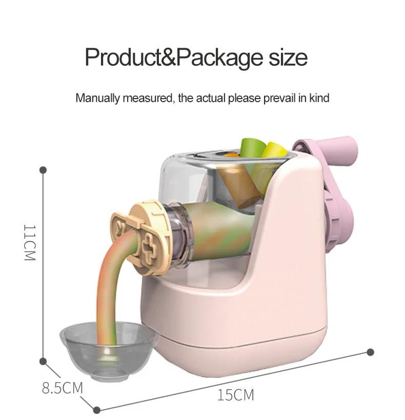 Plasticine Mold Modeling Clay Simulation Colored Clay Noodles Cake Set Mold Modeling Clay Educational Toys for Boys Girls Gift