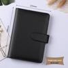 Cross-Border Macaron PU Leather Binder Notebook: Detachable Diary & Budget Book.