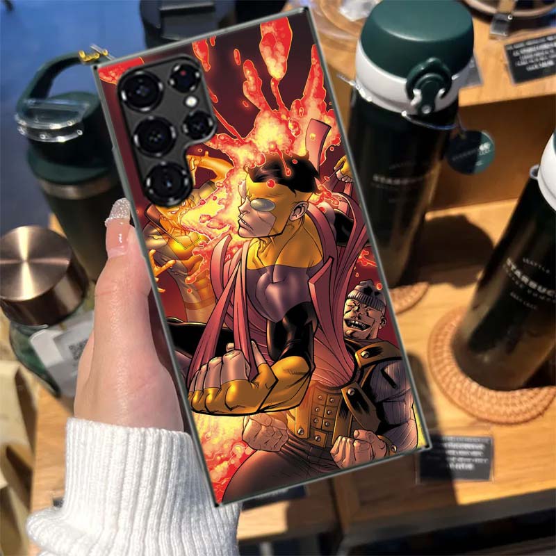 

Cartoon Invincible Cases Phone Case for Samsung Galaxy S26 Ultra S25 Edge S24 S23 FE S21 Plus S20 S22 S10 Cover TPU Capa Shell S Samsung S23 Plus