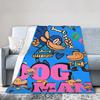 Dog Man Dogman Movie Comic Blanket Cartoon Animals Flannel Awesome Warm Throw Blanket for Chair Covering Sofa Textile Decor