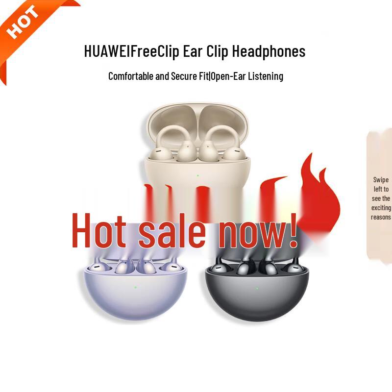 Huawei FreeClip Open-Ear Wireless Bluetooth Earbuds