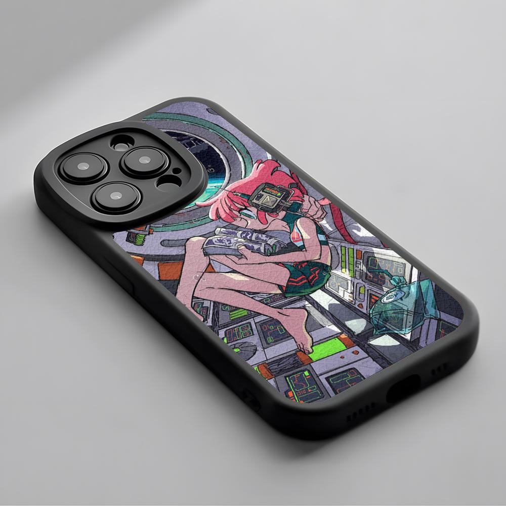 Zutomayo japan singer poster pattern Phone Case For iPhone 16 15 14 13 12 11 Plus Pro Max Lambskin Silicone Cover black