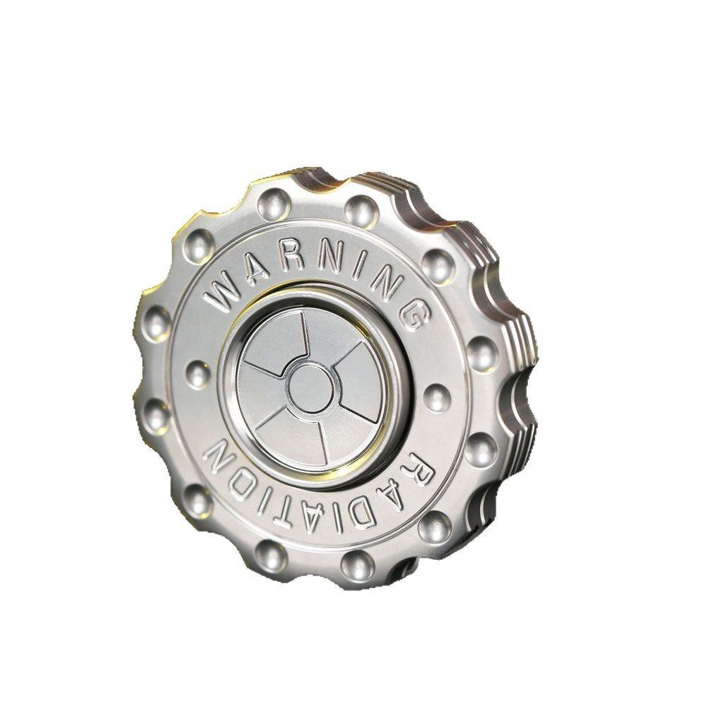 Nuclear War EDC Fidget Toy: Pop-Pop Coin Spinner & Decompression Artifact - Two-in-One Alloy