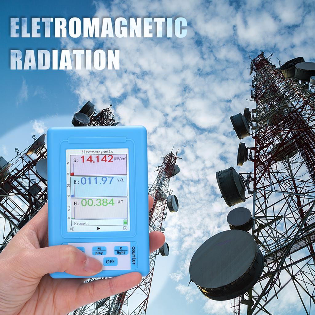BR 9A Handheld Portable Electromagnetic Radiation Detector High Accuracy Professional Semi Functional Type