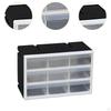 Compact Drawer Organizer for Desk Storage Box with Dividers Office Tools