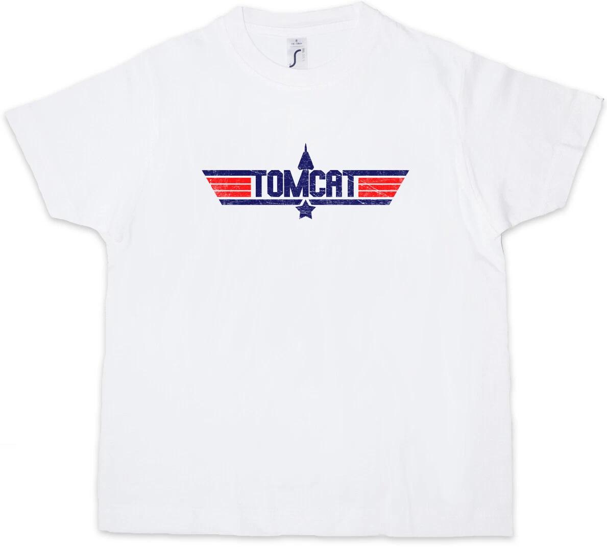 Tomcat Kids Boys T-Shirt Top Jet Fun Battle Airplane Gun Maverick- 140