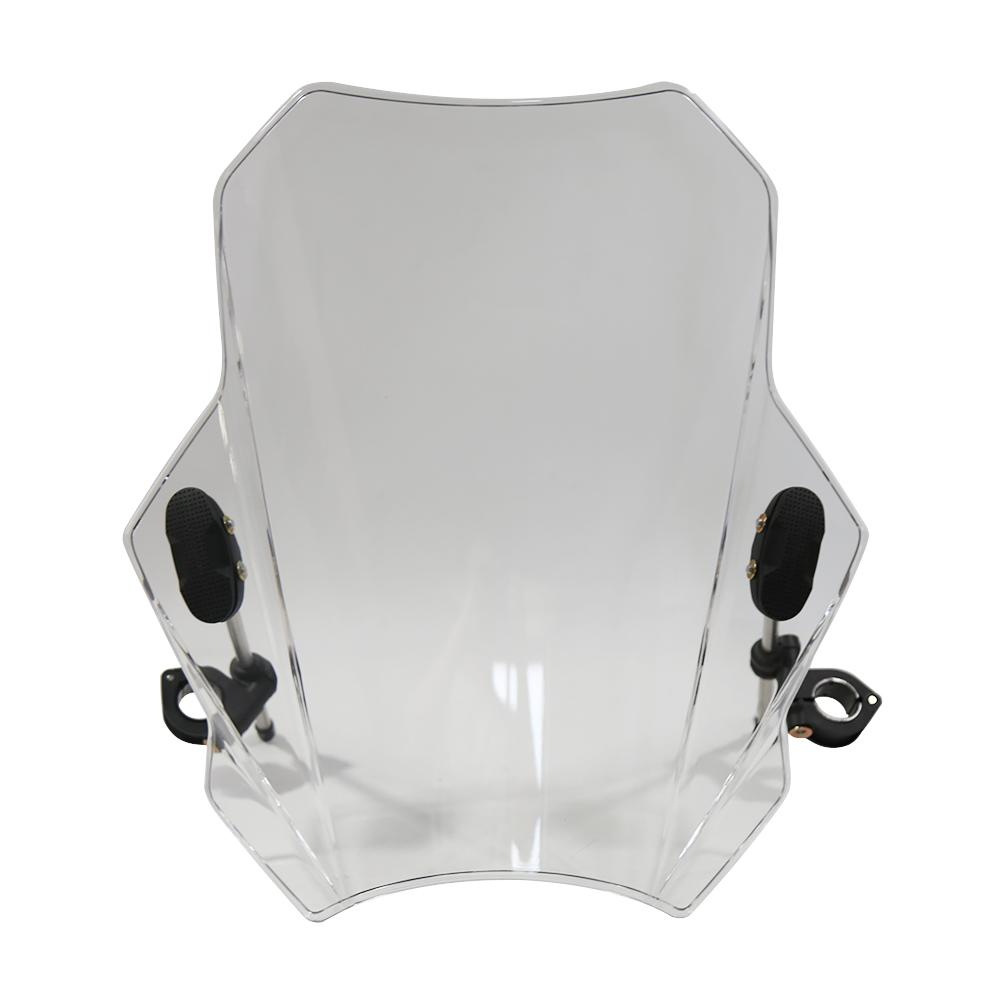 For KAWASAKI Z650 Z900 Z1000 Z800 Z750 Z250 Z300 Z400  For BMW G310R R1150 F800R Motorcycle Windscreen Windshield Universal