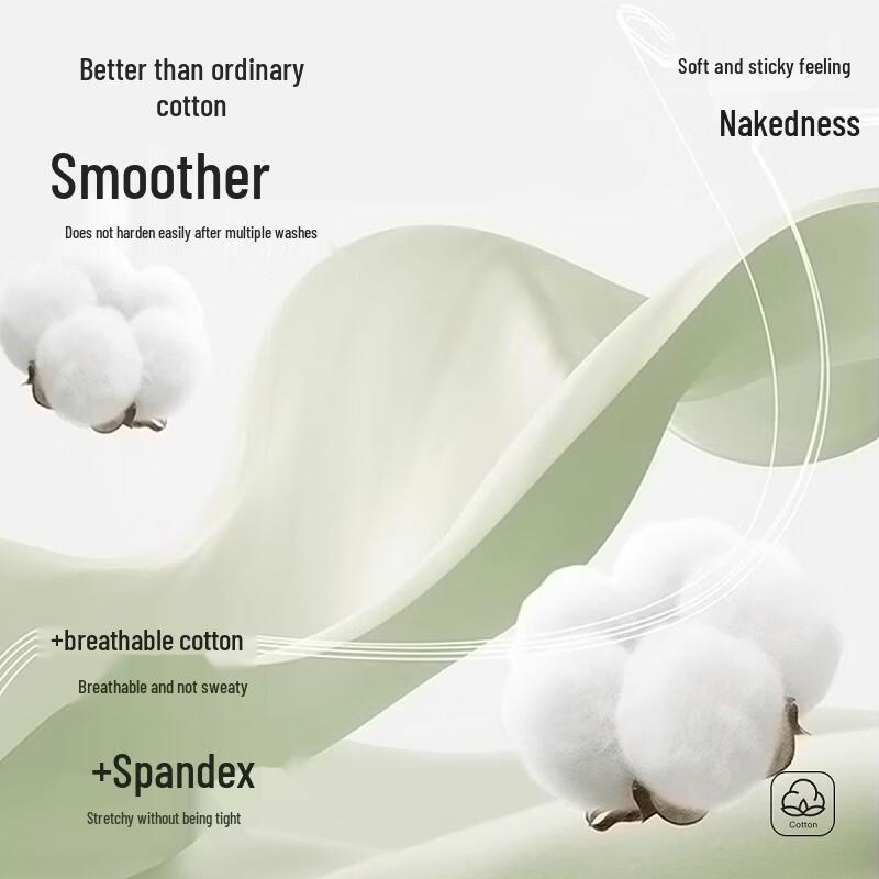 Fenteng Women's Silk-Blend Breathable Cotton Underwear 4-Pack