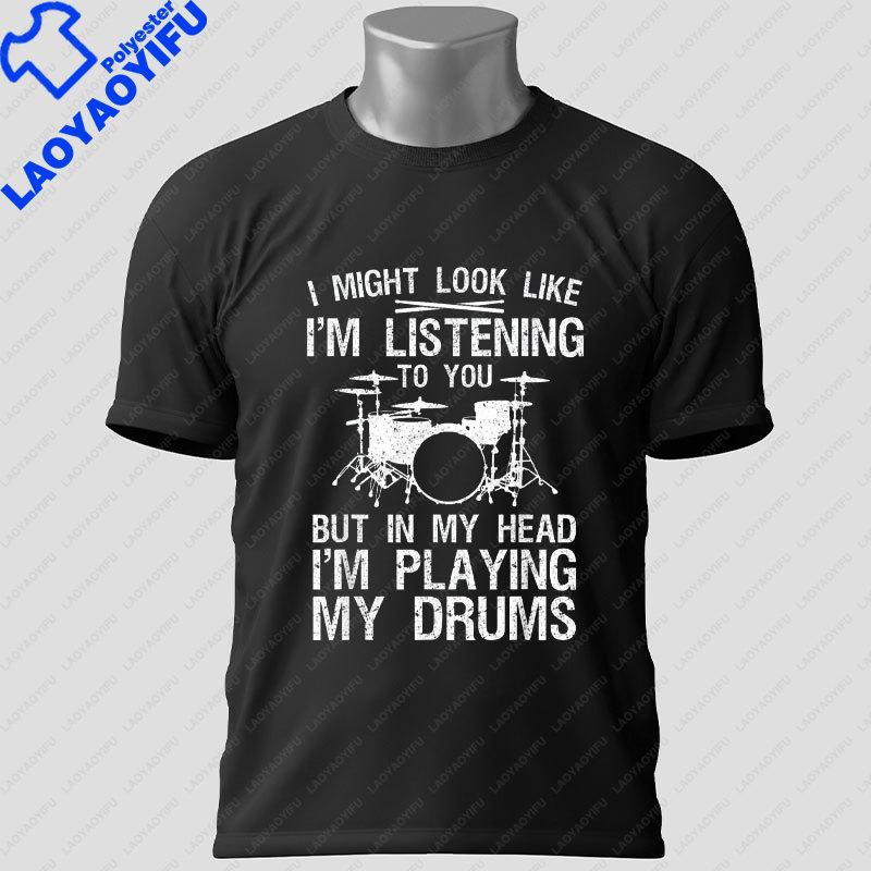 Unisex Unisex S Funny Poodle Drummer Graphic Tshirt Short Sleeve Casual Fashion Outdoor Tshirt For Drummers Music Lovers