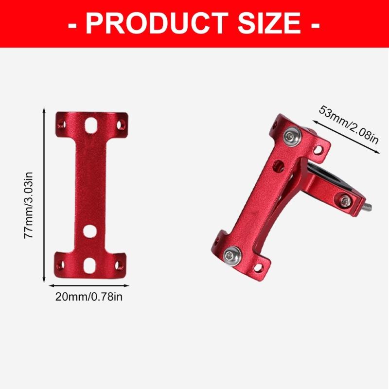 Aluminum Alloys Bicycles Water Bottle Cage Holder Extension Adapter for Easy Mounting and Enhances Hydrations Efficiency