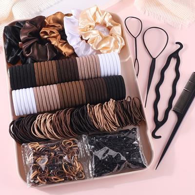 Set di Accessori per Capelli da 1109 Pezzi con Elastici, Pettini e Strumenti per lo Styling