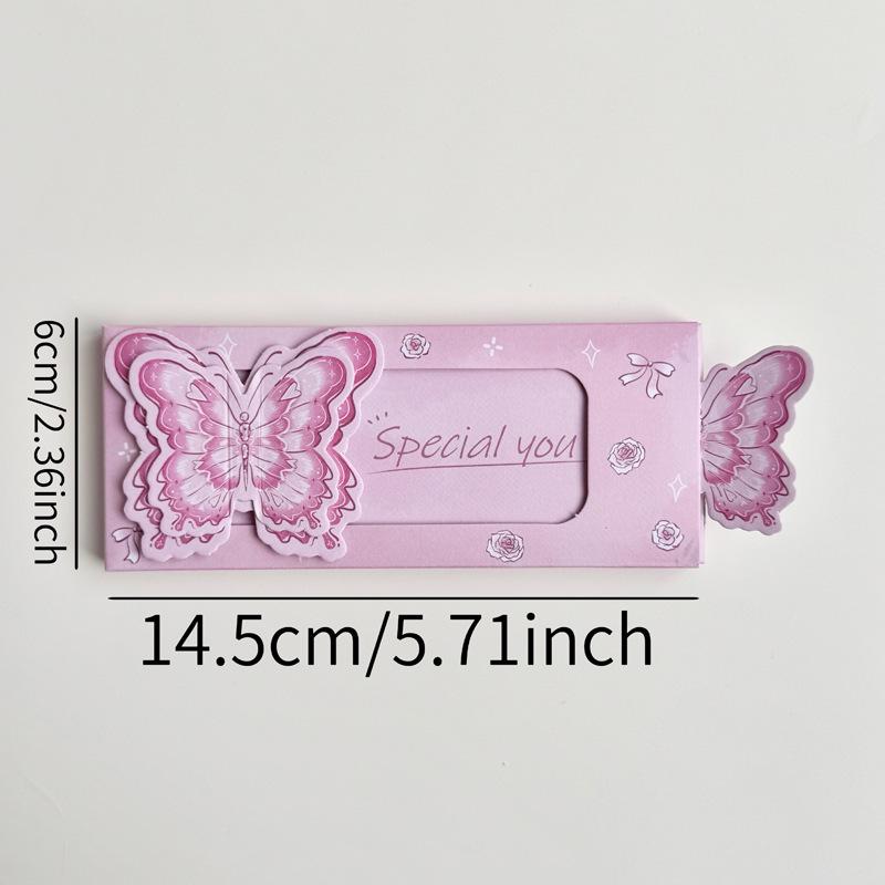 Charming 3D Butterfly Pull-out Greeting Card with Sound Recording