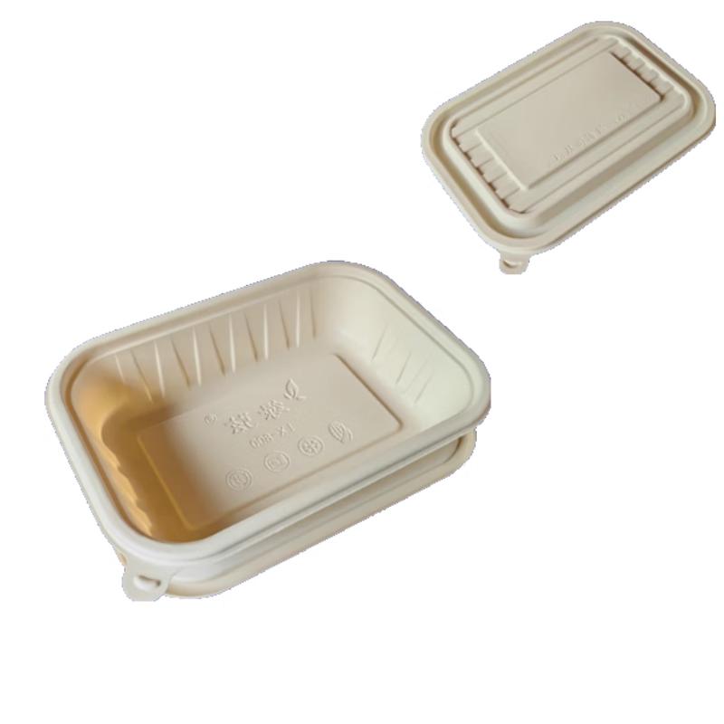 

GreenString 800ml Biodegradable Corn Starch Takeaway Boxes with Lids