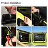 Auto Hinten Fenster Glas Rüstung Zäune Vent Schutz Rahmen Regal Für Suzuki Jimny 2019 Up Auto Statten ( Aluminiumlegierung )