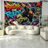 Hip pop Wall Tapestry Aesthetic Wall Hanging Printed Fabric Blanket Decorative Tapestries for Bedroom Living Room Home Decor