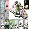 Protective Cover for Apple iPhone 12 13 Pro XS Max Mini ProMax X XR Air 13Pro Casing Phone Case Lovely Panda Cartoon