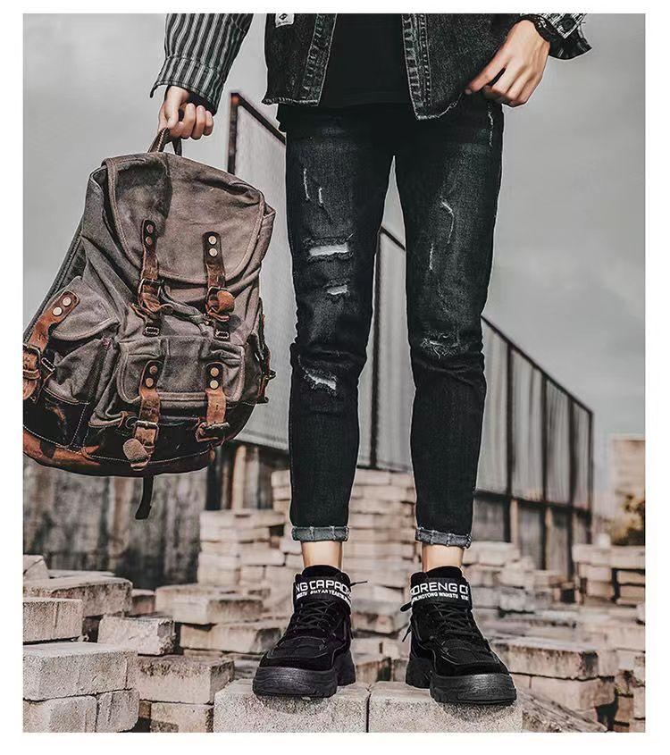 New Student  Durable  Sport Run Shoe Workwear and Thick Soled Casual Shoes Sneaker New  Walking Shoes