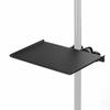Btuty Clamp-on Tray Microphone Stand, Metal, with Mounting Clamp