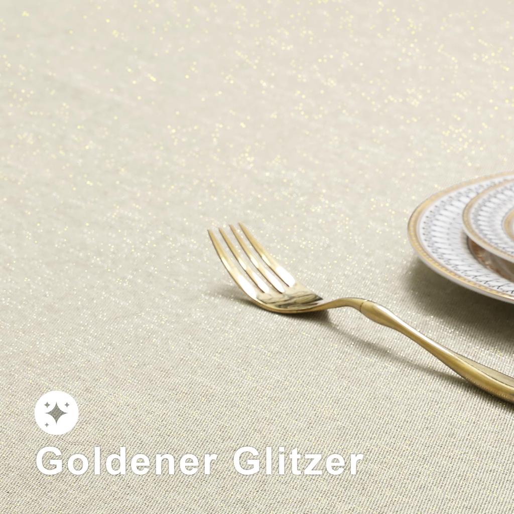 HAPIHAPPY Domestic Rectangle And Round Table Cloth Glitter Linen Tablecloth Washable Solid Color Tablecloth For Hotel Banquet