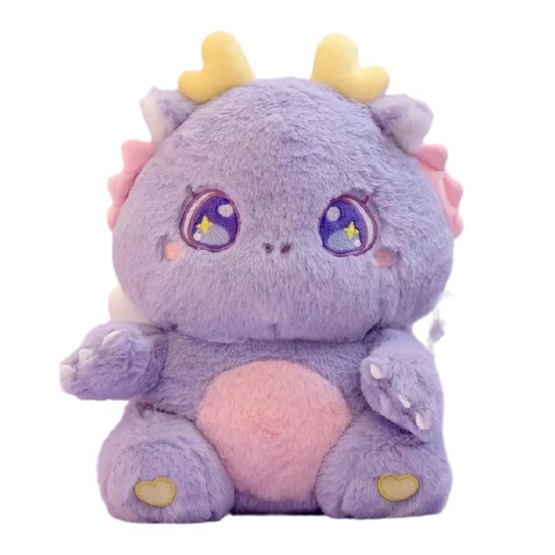Plush Dinosaurs Macaron Toy Cartoon Stuffed Doll Kids Gift Bedroom Decoration