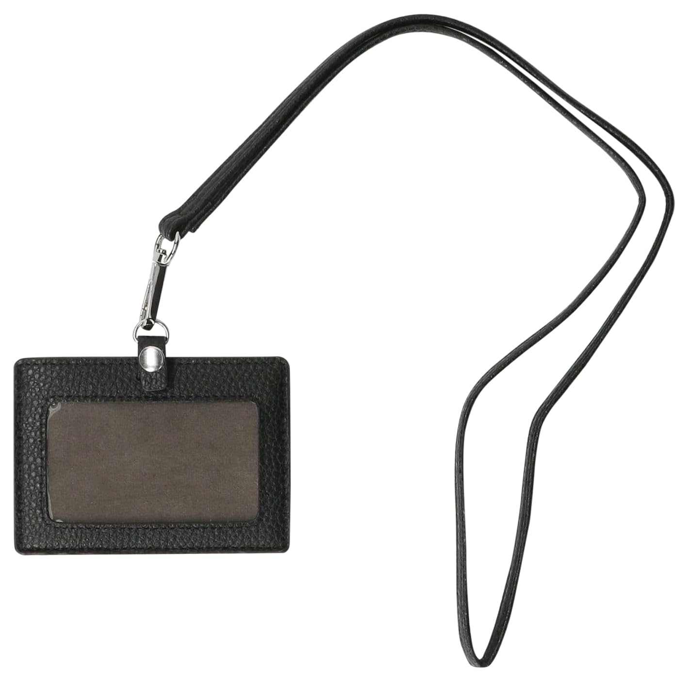

United Arrows Green Label Relaxing Grained Leather-Like ID Holder 31466990323 0900 BLACK(09) FREE