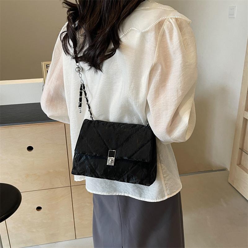 Popular bag women's new fashion shoulder bag chain bag high-end messenger bag