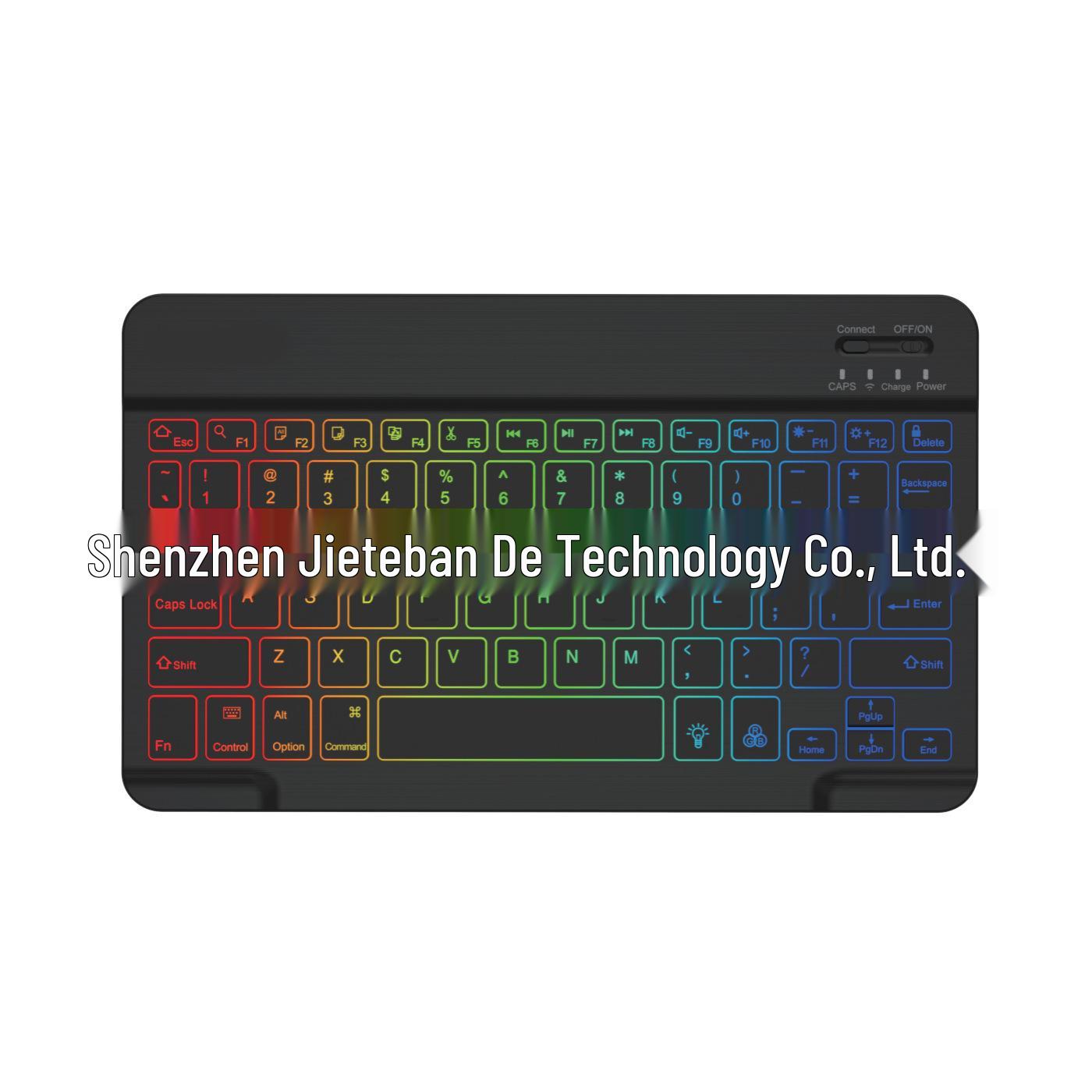 Multilingual Bluetooth Keyboard for iPad, Huawei, Mobile Phones, Tablets - 7/10 Inch, Spanish, Zhuyin & Thai Compatible. Spanish