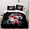 3PCS Assassin Bedding Set Printed Duvet Cover Closure Includes 1 Duvet Cover & 2 Pillowcases for All Seasons Bedroom Decor