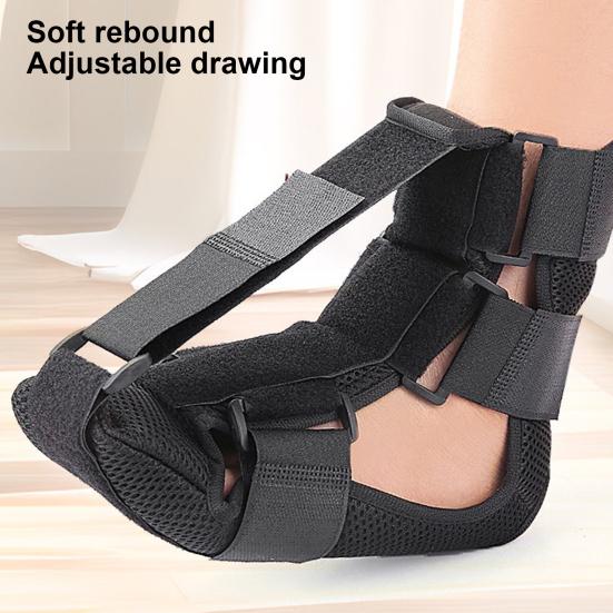 Attelle de nuit pour fasciite plantaire, rembourrage en éponge réglable, soutien de la voûte plantaire pour femmes et hommes, bottes extensibles, soulagement de la tendinite, attelle pour pied tombant pendant le sommeil