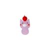 Four Cart Cute Handmade Glass Apple-top Pig, Pink